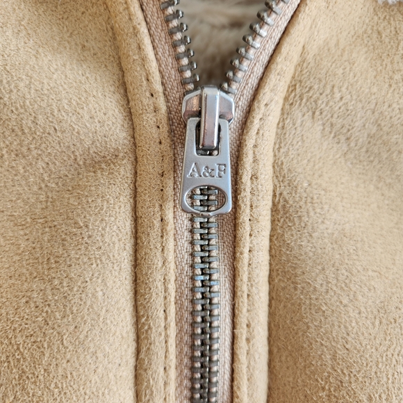 Abercrombie Kids Shearling Sherpa Jacket Coat Size 15/16 XL - Picture 6 of 7